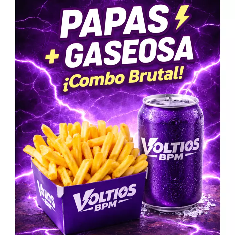 PAPAS FRANCESA + BEBIDA