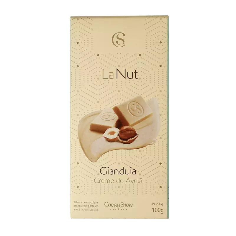 Tablete lanut chocolate branco 100g