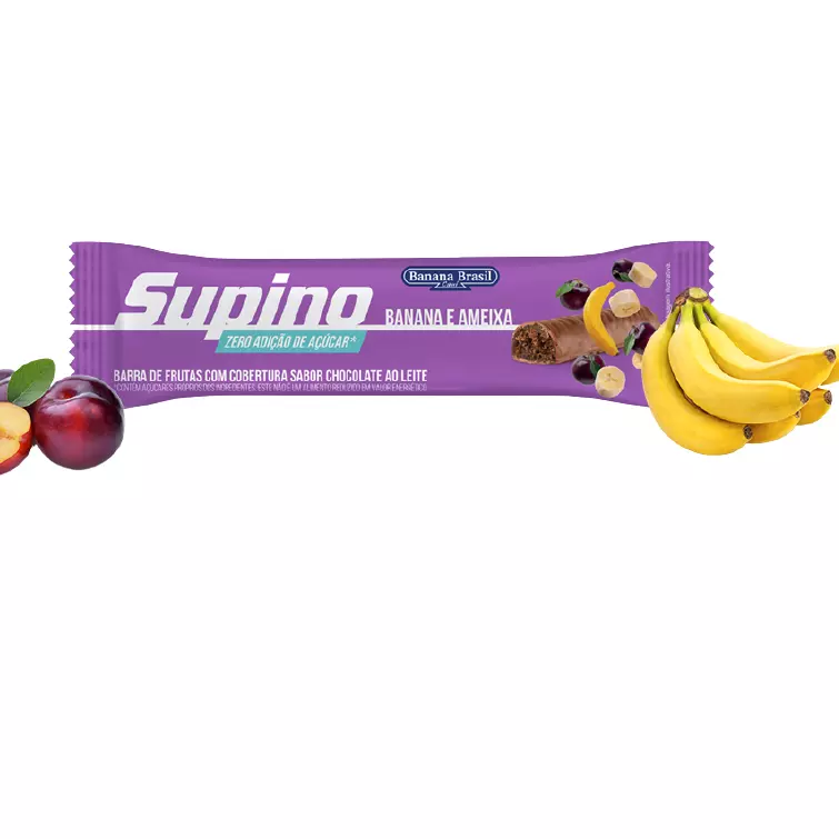 Barra de Banana e Ameixa - Supino 24g