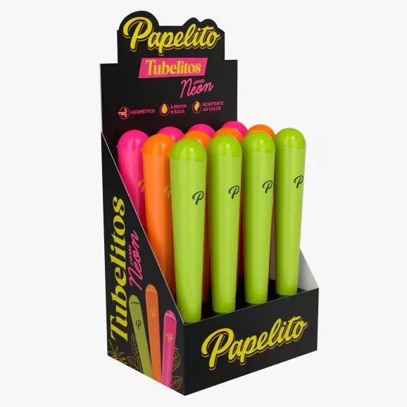 Tubo Papelito Hermético Neon