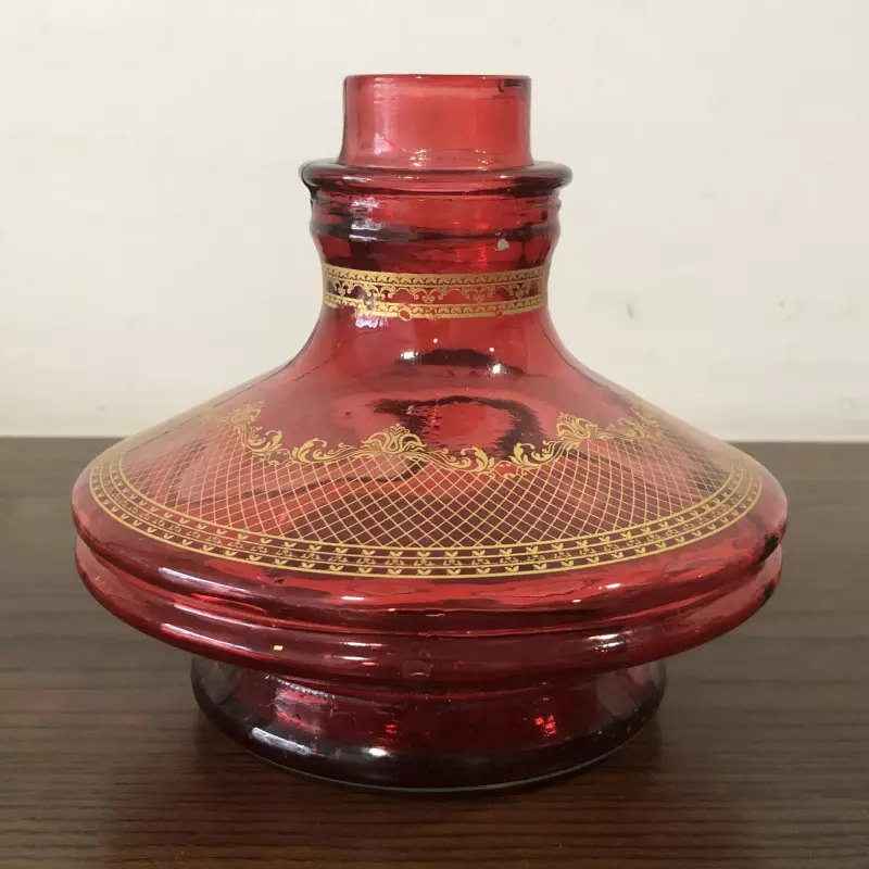 Vaso Aladim vermelho decorado
