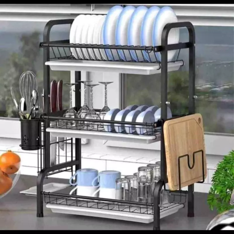 🌟RACK ESCURRIDOR 3 NIVEL🌟