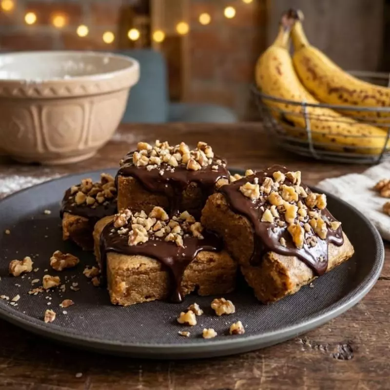 Blondies de plátano 🍌
