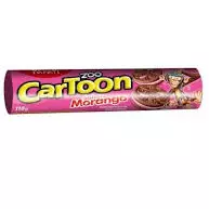 BISC RECHEADO CARTOON MORANGO 110G