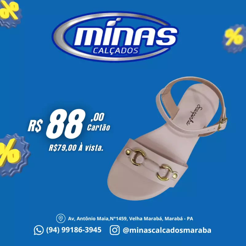 Rasteirinha Rosa RF:18850
