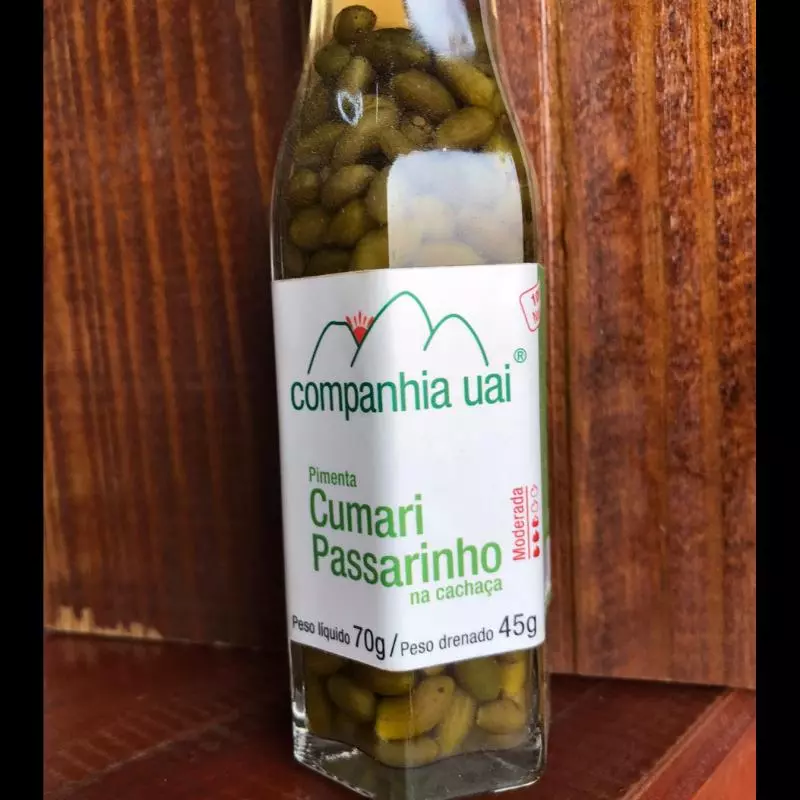 Pimenta Cumari Passarinho na Cachaça