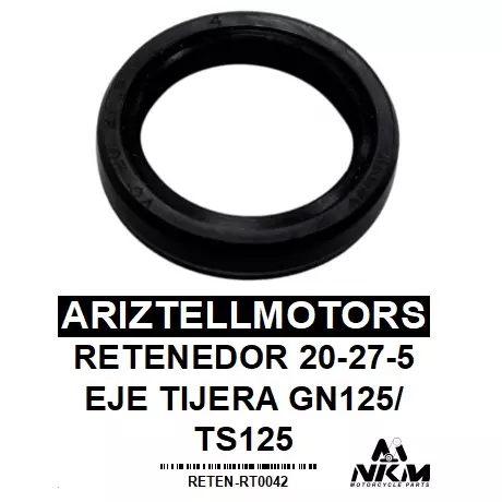 RETENEDOR 20-27-5 EJE TIJERA GN125/