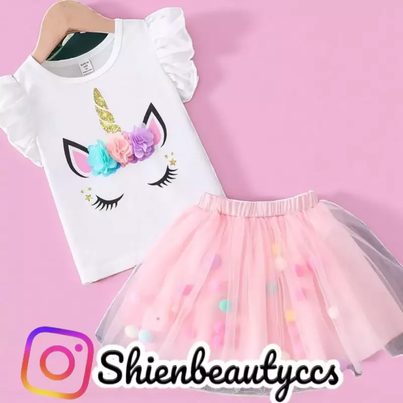 Conjunto de Falda tutu y camisa