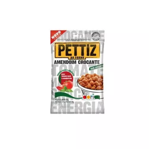 Amendoim Pettz Tomate e Manjericão