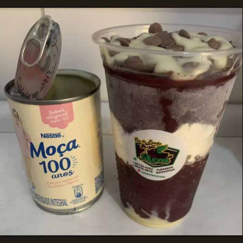 Açaí de 700 ml gotas de chocolate