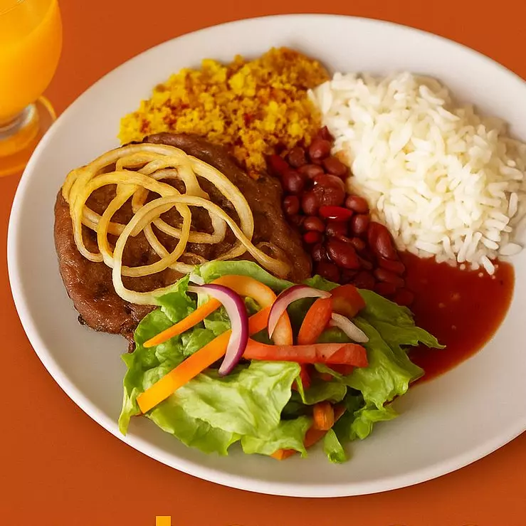 Brasileirinho + copo de suco