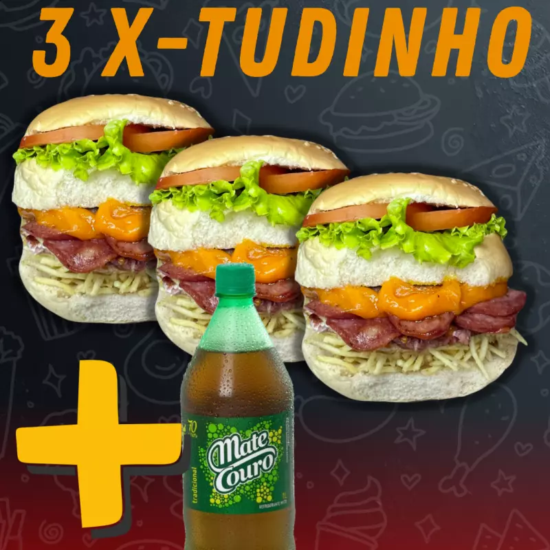 COMBO 3 X-TUDINHO + MATE COURO 1L