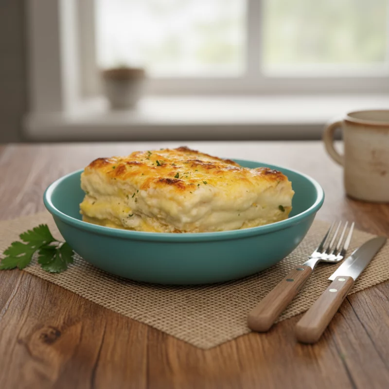 LASANHA DE QUATRO QUEIJOS