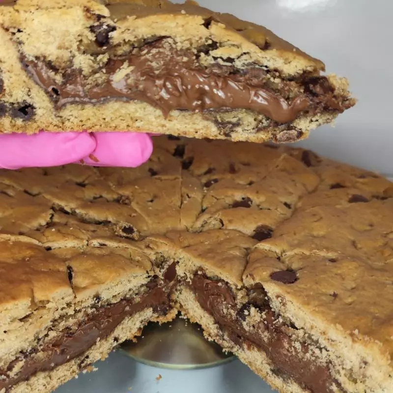 Fatia Cookie de Nutella