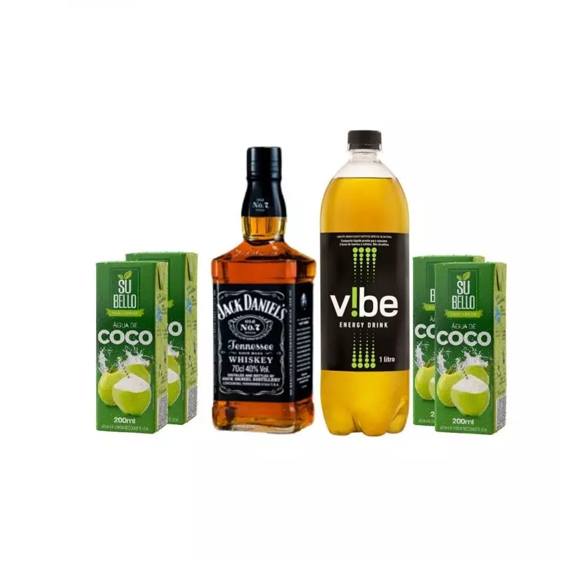 Jack Daniels 1L + Tsunami/Vibe