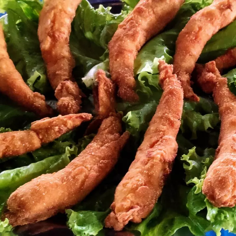 Camarão Grande a Milanesa