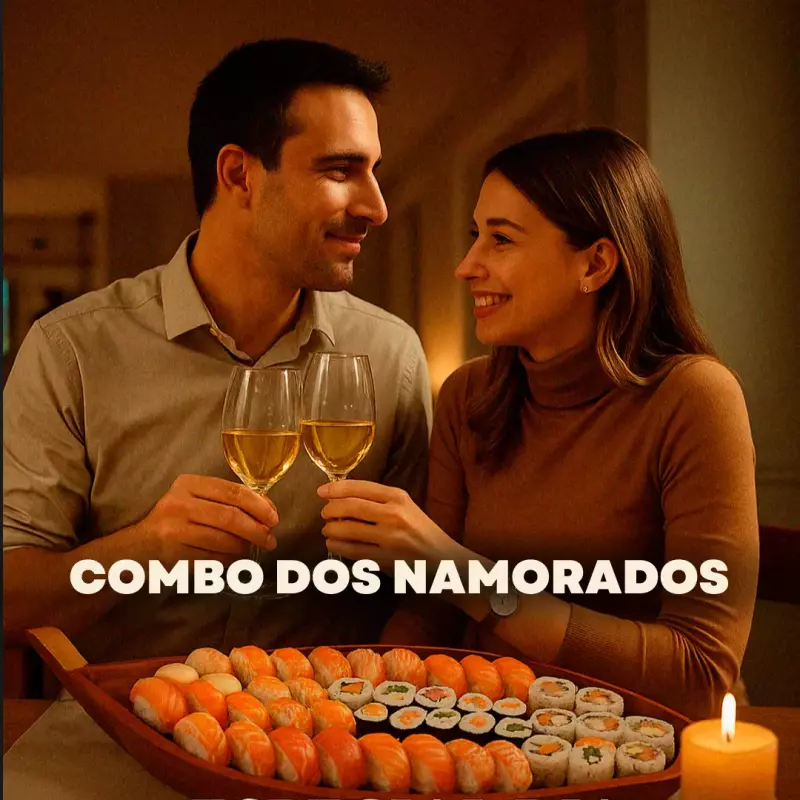 COMBO DOS NAMORADOS - 60 PEÇAS+VINHO