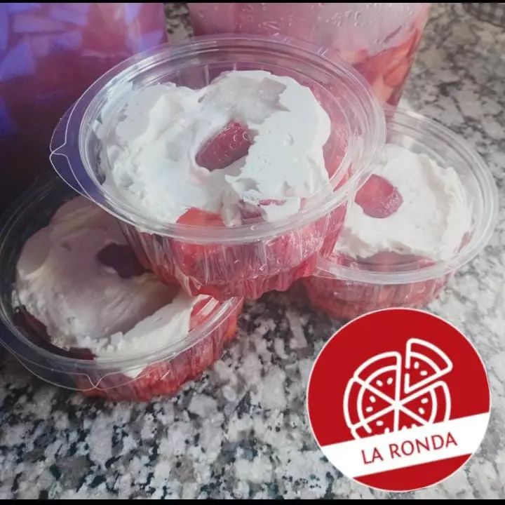 Frutillas con crema