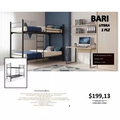 BARI LITERA 1 PLZ
