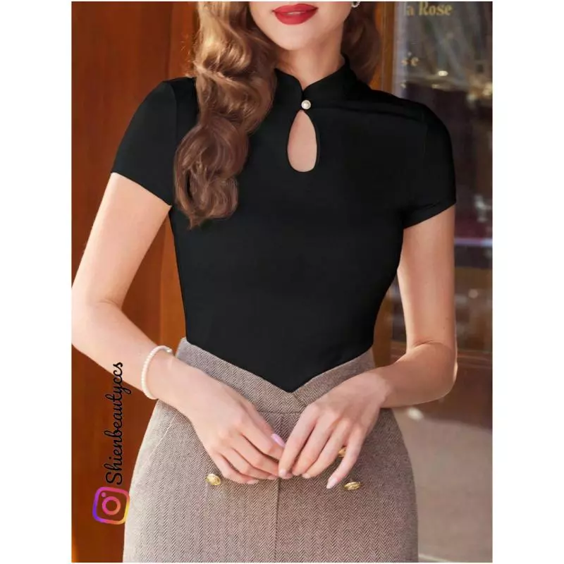 Camiseta de mujer elegante vintage