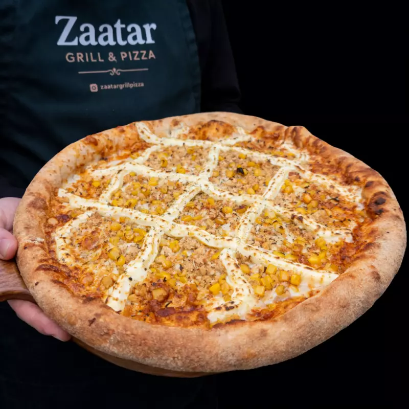 Pizza de Franco com Catupiry e Milho