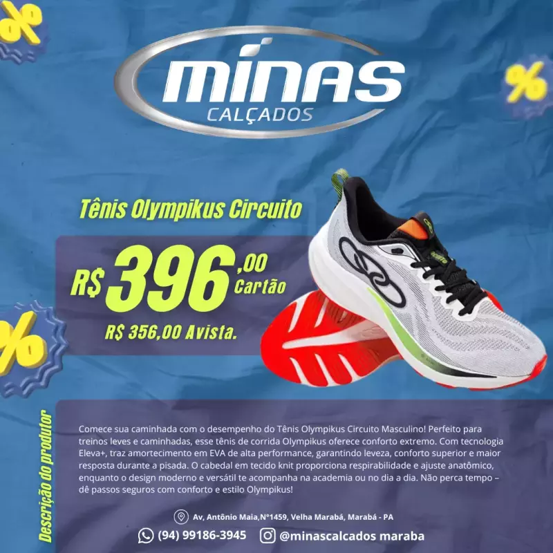Tênis Olympikus Circuito RF:43722