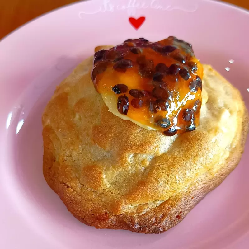 Cookies de maracujá