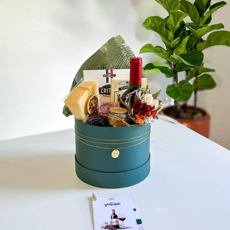 Box Queijo E Vinho