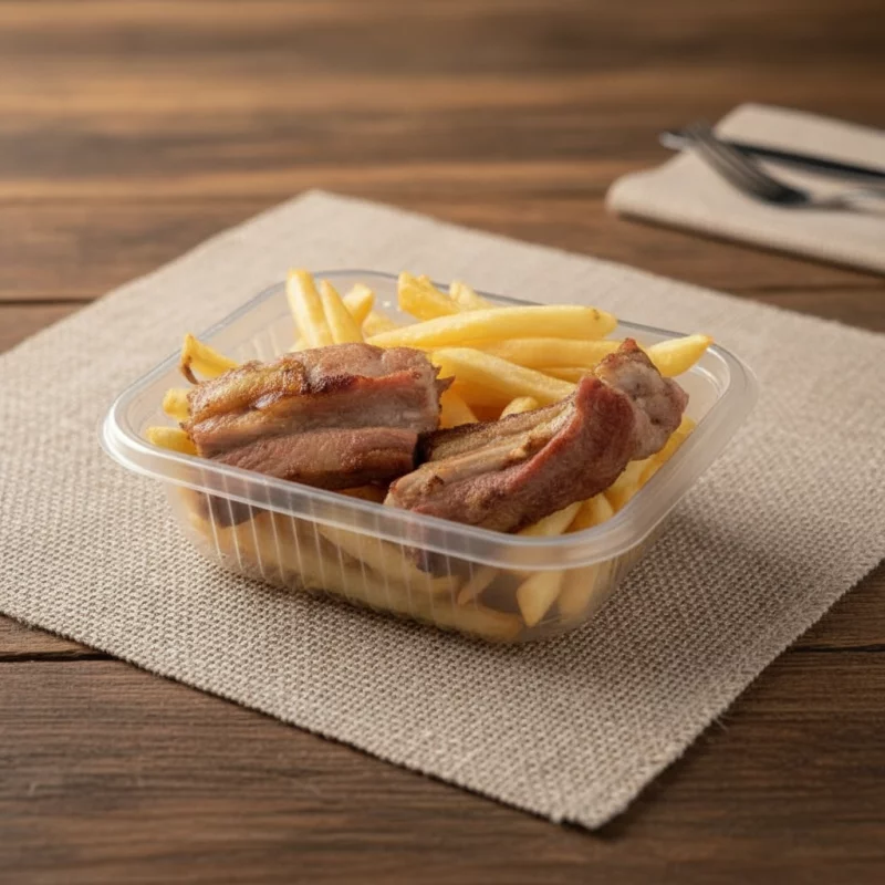 Pechito de cerdo con fritas