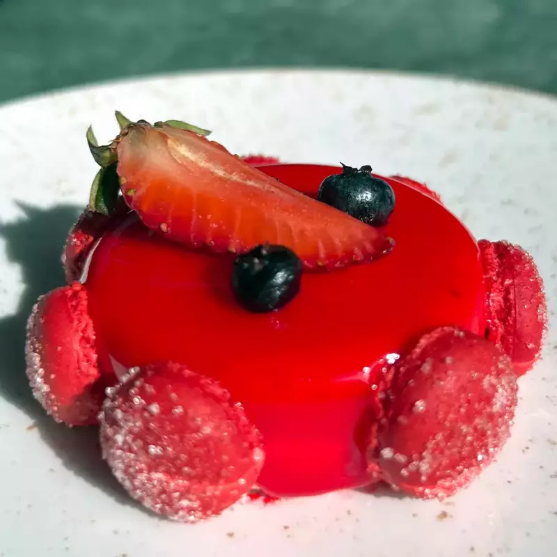 Mousse Frambuesa y Arándanos
