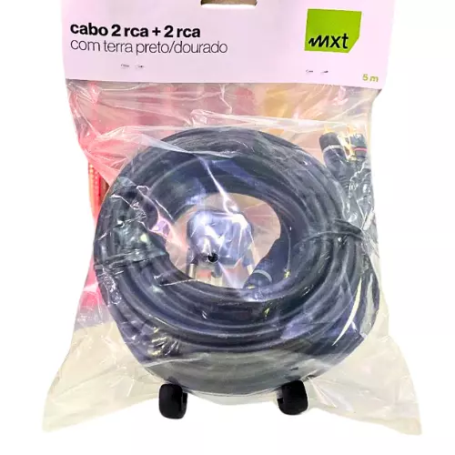 CABO RCA 5M AUTOMOTIVO C/TERRA MXT