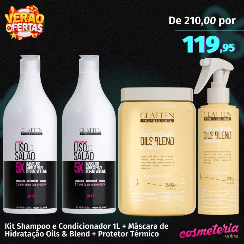 Mega Combo Liso de Salão