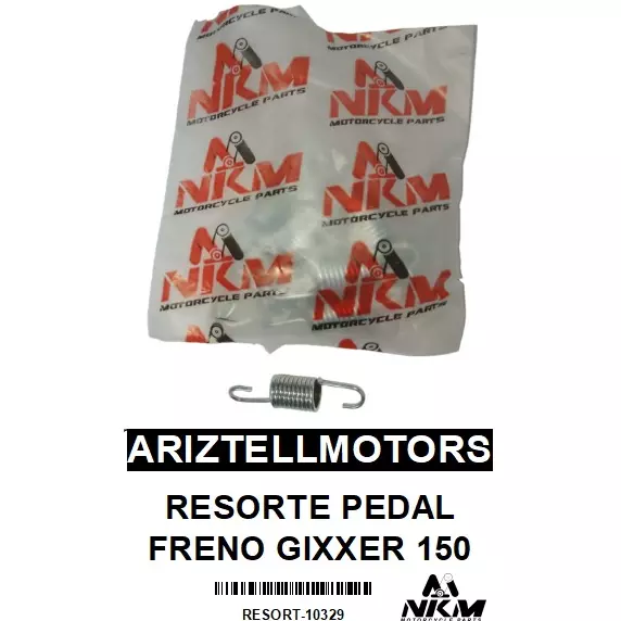 RESORTE PEDAL FRENO GIXXER 150
