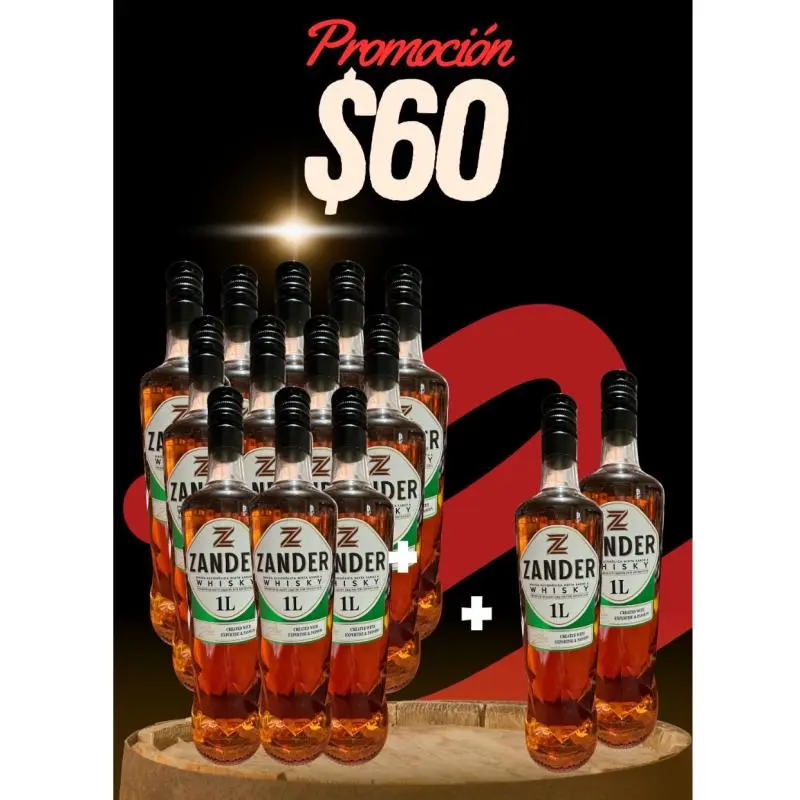 12+2 WHISKY ZANDER 1LITRO