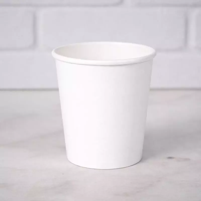 Vaso Blanco 6 oz #VCB-6