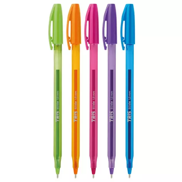 Caneta Esferográfica Tris Slide 1.0m