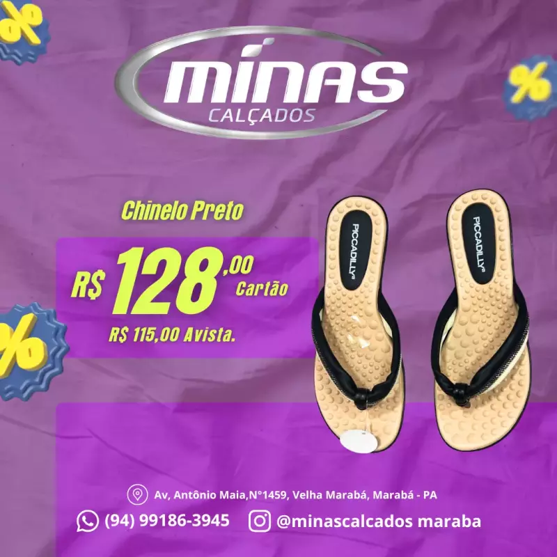 Chinelo Preto RF:500393