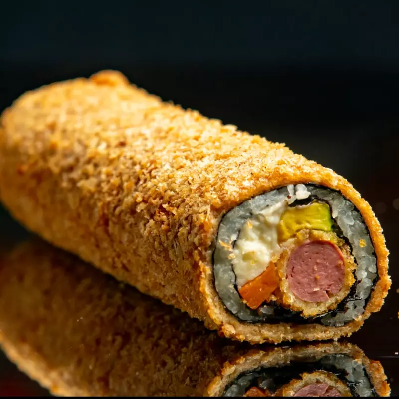 Handroll de Salchicha Frito