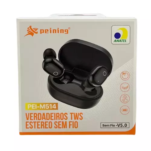FONE DE OUVIDO SEM FIO PEI-M514