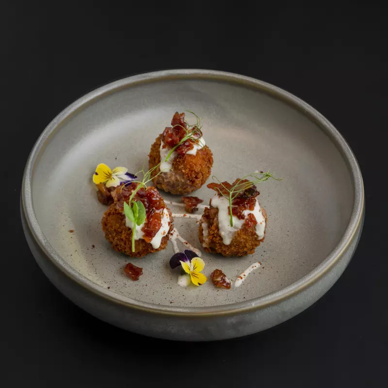 ESFERAS DE PLATANO MADURO