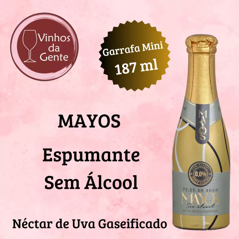 MAYOS Espumante ZERO Álcool 187 ml