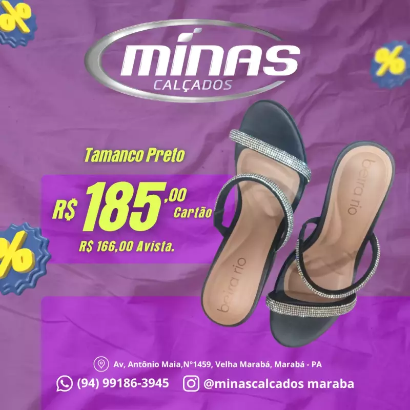 Tamanco Preto RF:85022