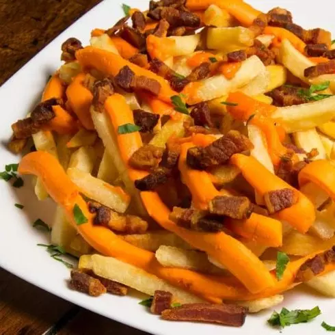 Batata Cheddar e Bacon