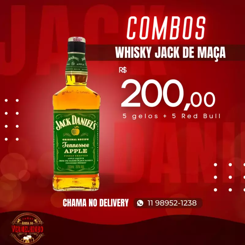 Combo Jack de Maça/ 5 adicionais