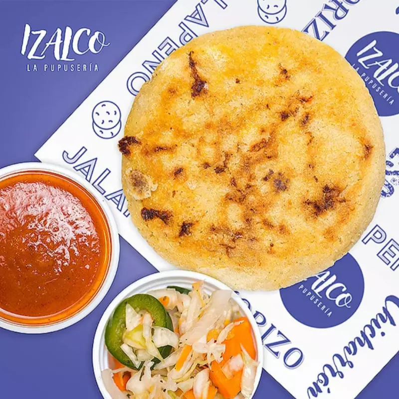 Pupusa chicharrón queso