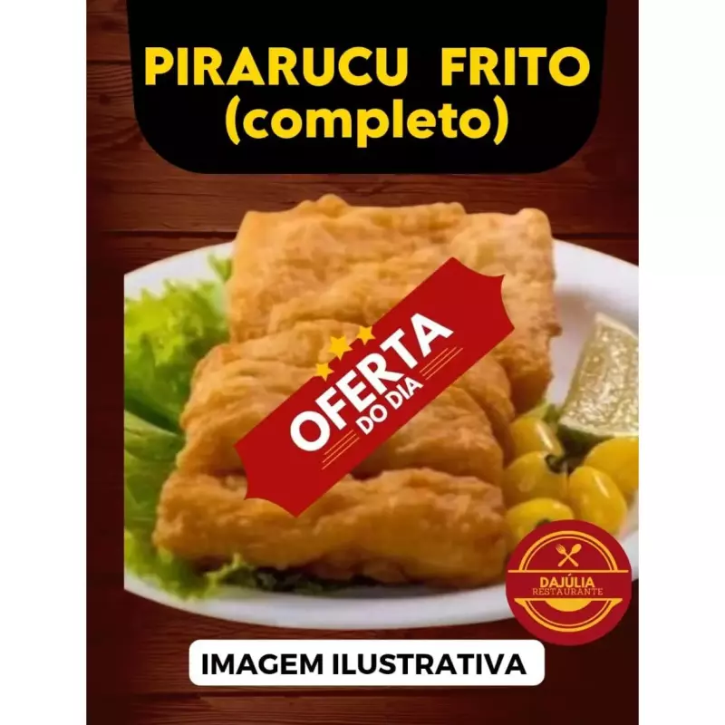 PROMOÇÃO MARMITEX/PIRARUCU FRITO