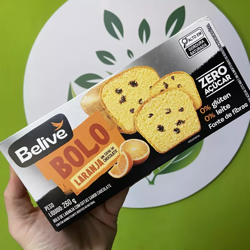 Bolo Laranja s/ glúten Belive