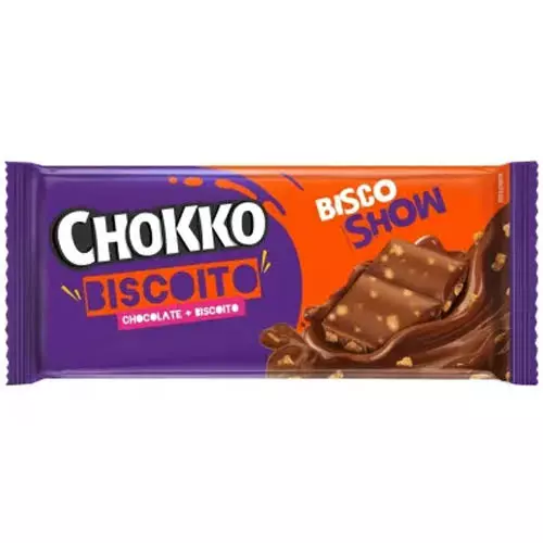 barra de chocolate 65g chokko