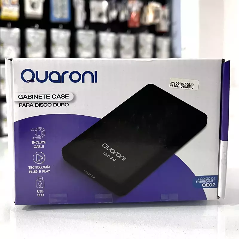 CARCASA QUARONI PARA DISCO DURO