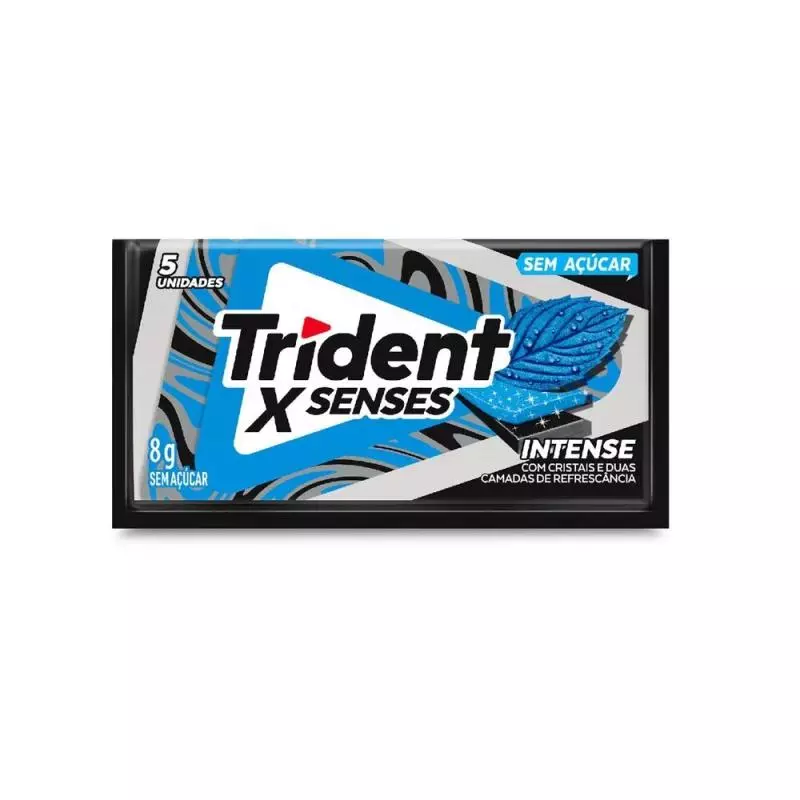 Trident X Senses Intense -Sem Açúcar